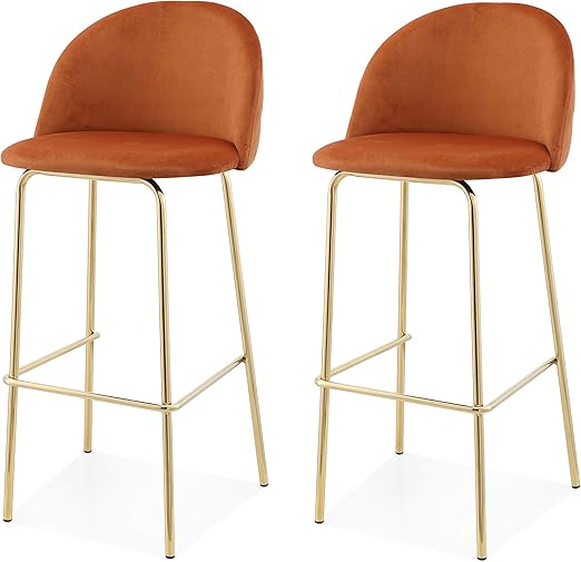 Brownish Orange Stool - Stools Item Brownish Orange Stool - Stools Item