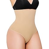 LANCS Thong Shapewear Tummy Control Underwear for Women Seamless Shaping Panties High Waist Body Shaper Girdle