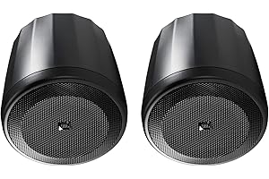 JBL Professional C62P Ultra-Compact Mid-High Satellite Hanging Pendant Speaker, Black, Sold as Pair