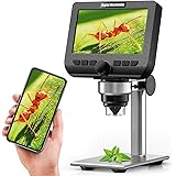 LCD Digital Microscope, YINAMA 4.3 Inch 1080P 2 Megapixels 1000X Magnification Zoom Wireless USB Stereo Microscope Camera, Co