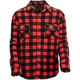 Outback Trading Company Men's Western Outdoor Fleece Big Button Down Long Sleeve Shirt w/Chest Pockets & Adjustable Cuffs