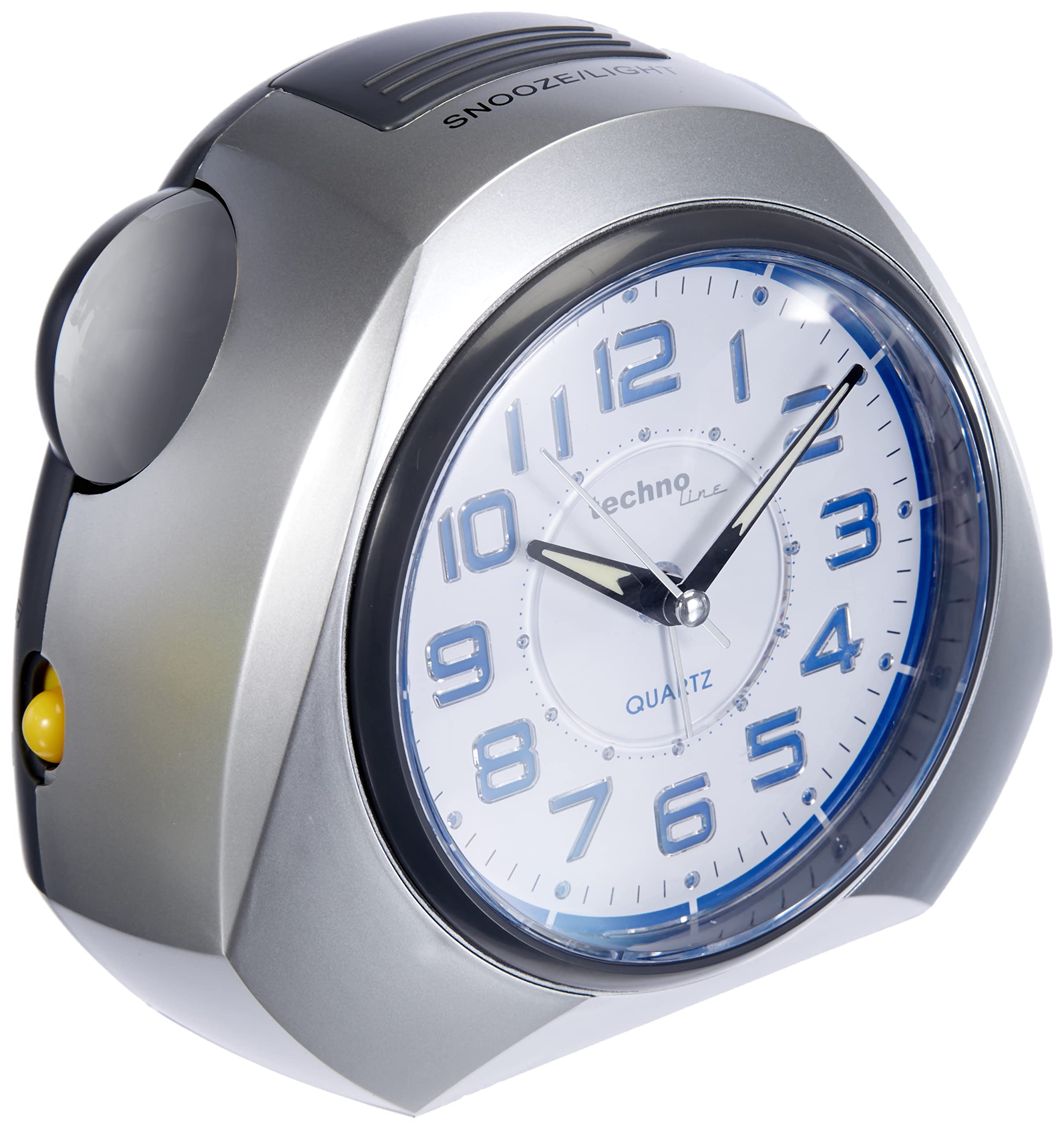 techno line Geneva "XXL" Quartz Clock, Silver