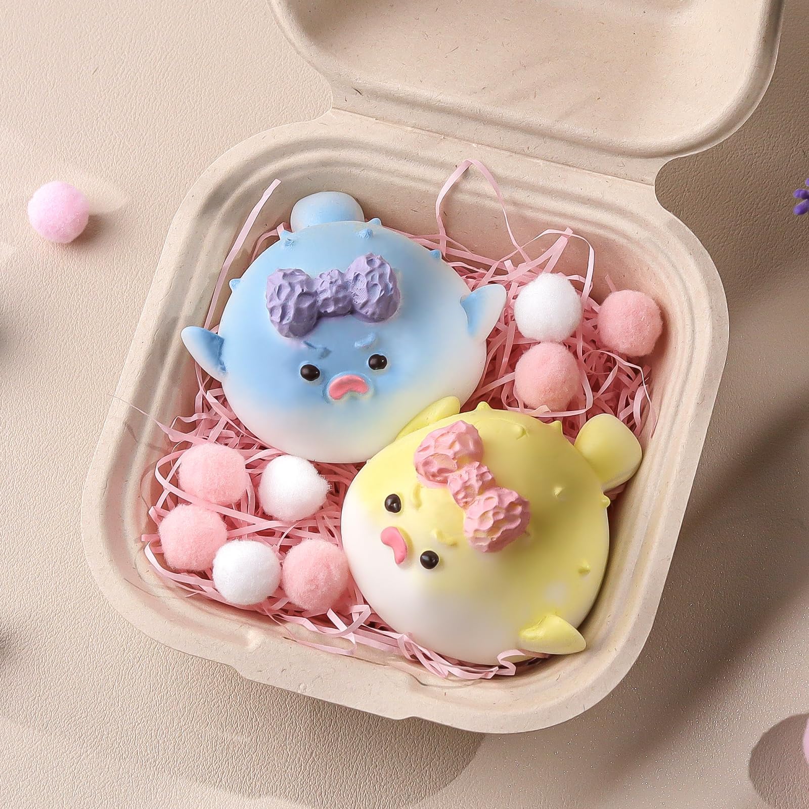 Anboor Pufferfish Squishies Toys 2 Pack