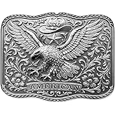 HLYMPONY Western Belt Buckle for Men Women Vintage Cowboy Cowgirl Texas Rodeo Poker Belt Buckles