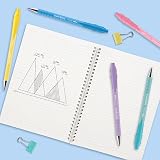 Paper Mate Flexgrip Ultra Pastel Ballpoint Pens 1.0mm Blue 5 Count view 4