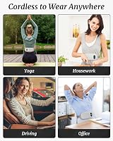 BouZaFoFa Heat Pad for Period Pain Relief, 6 Modes, 3000mAh, USB Wireless Belt view 3