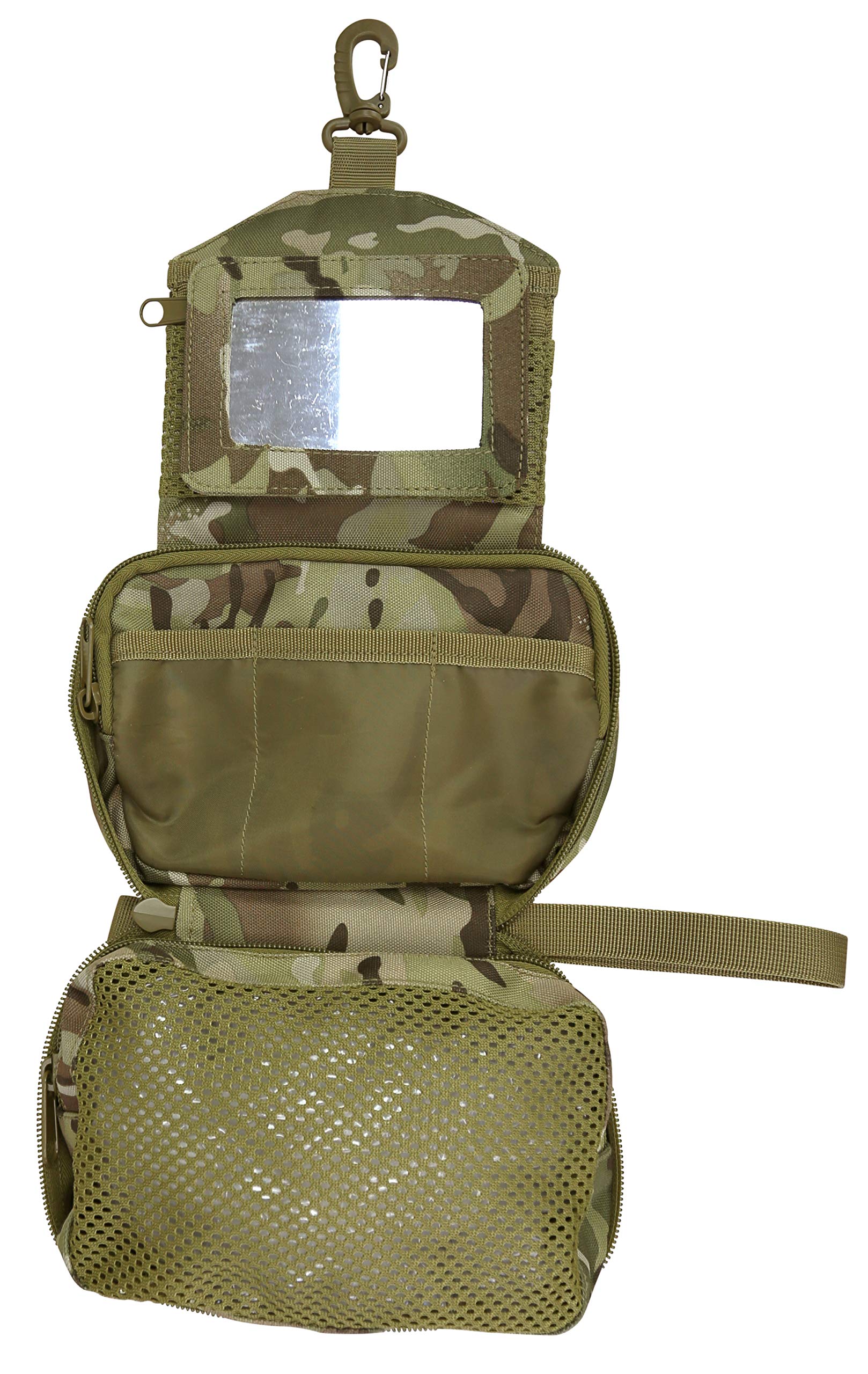 Kombat Tactical Elite Wash Bag - British Terrain Pattern/MTP Camp Military/Army/Cadets