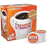Dunkin' Hazelnut Coffee 16 Count K-Cup Pods (Packaging May Vary)
