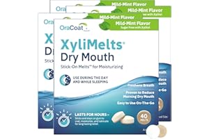 ORACOAT Orahealth XyliMelts Discs 40 EA - Buy Packs and SAVE (Pack of 4)