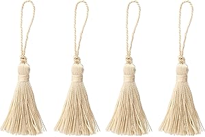 EXPO INTERNATIONAL Expo SM5970IV Mini Fiber Tassel, Ivory