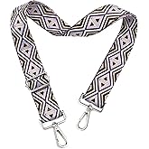 Purses Purse Strap Wide Shoulder Strap Adjustable Replacement,Retro Jacquard Embroidery for Shoulder Bags