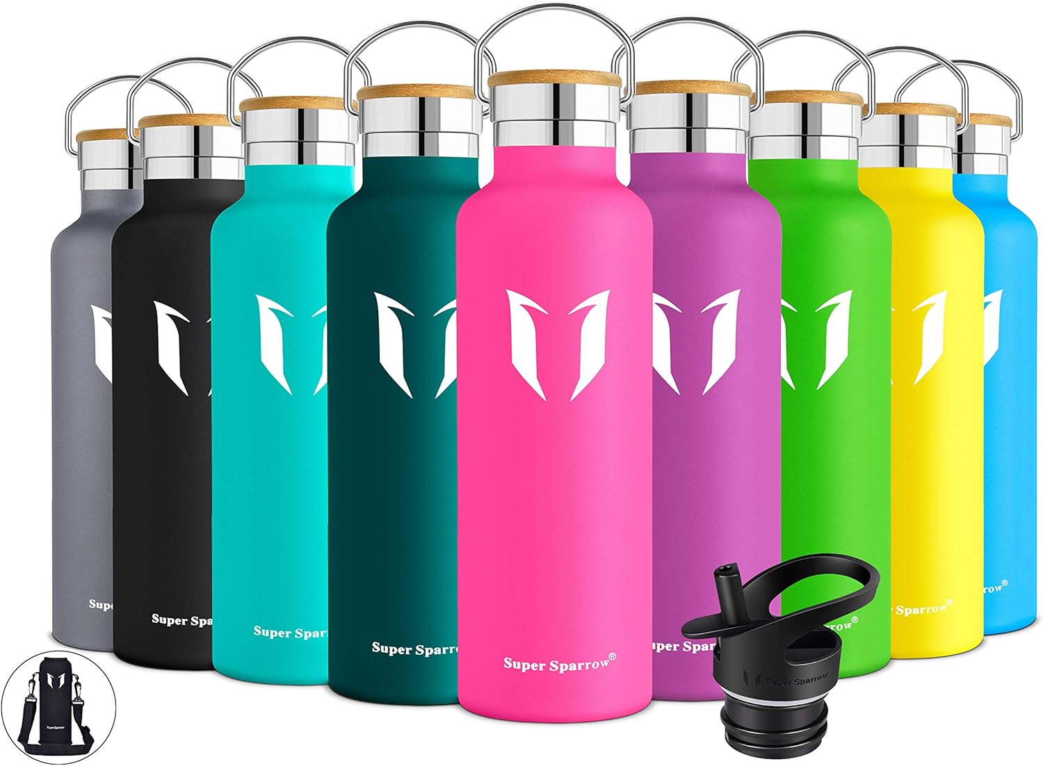 bottiglie d'acqua con scimpanzé