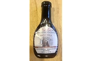 RED LAKE NATION FOODS 100% MINNESOTA NATURAL- MAPLE Syrup-8oz- NO PRESERVATIVES
