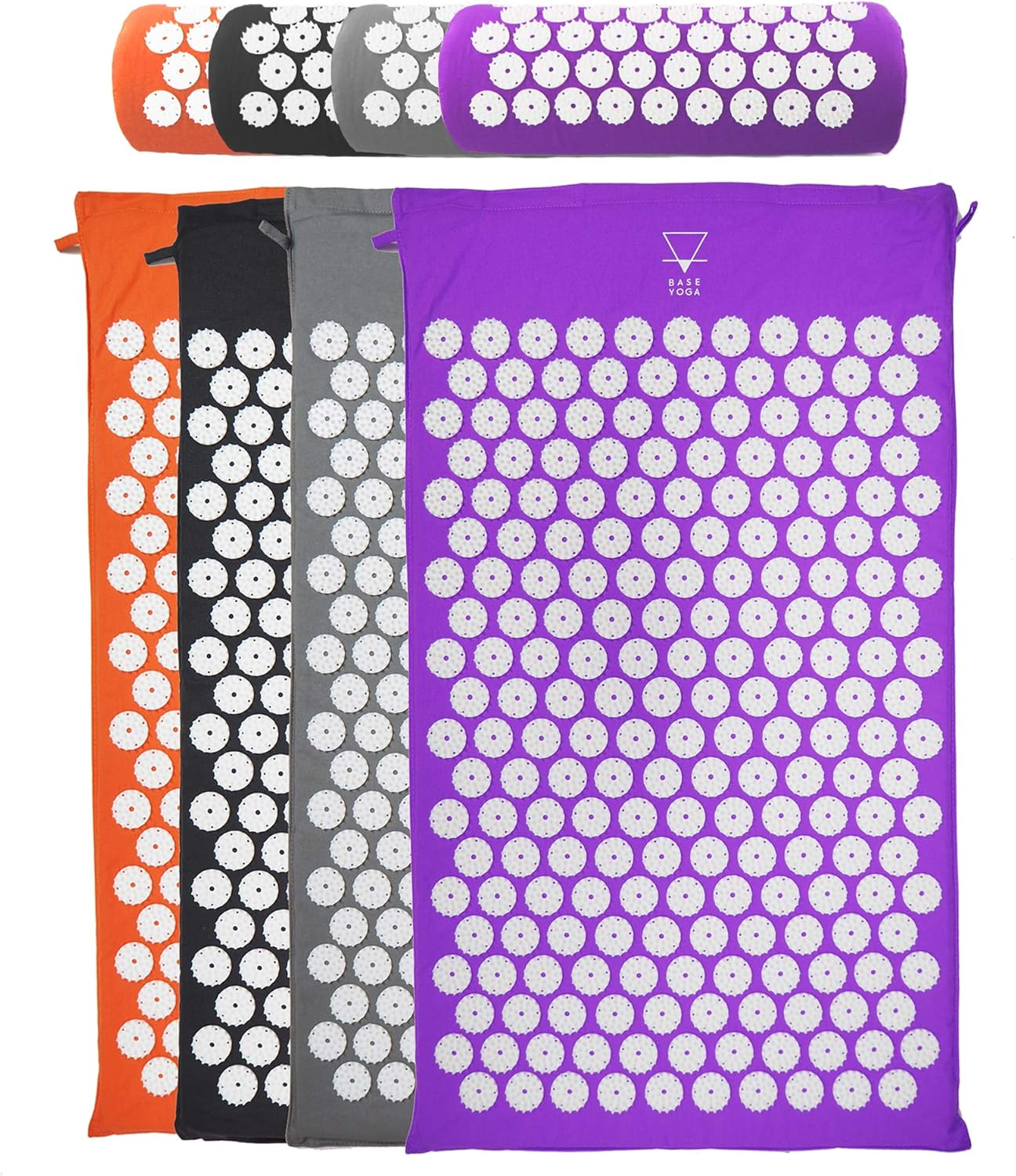 Base yoga Acupressure mat and Pillow/Acupuncture mat/Massage mat for
