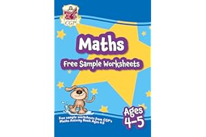 Free sample worksheets from CGP’s Maths Activity Book for Ages 4-5