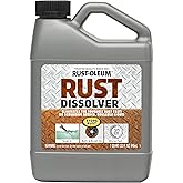 Rust-Oleum Rust Dissolver Soak &amp; Bath, 1 Qt | Water-based, reusable corrosion remover for metal tools, cars, bikes &amp; grills. No scrubbing