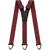 Hidden Suspenders for Men 1.5'' Heavy-Duty Under Clothes 3 Snap Loops Outdoor & Skiing