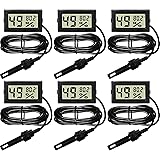 Weewooday Mini Digital Temperature Humidity Meters