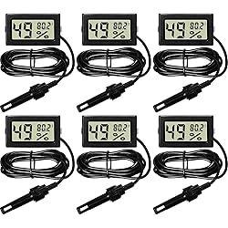 Weewooday Mini Digital Temperature Humidity Meters