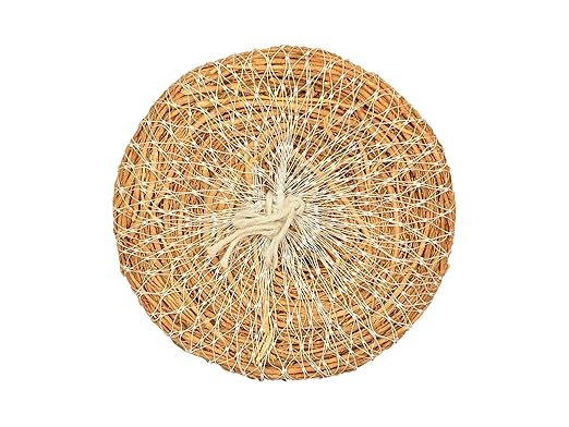 HASIRU Vetiver/Lavancha Bath Scrubber - For a Soothing Bathing Experience with Medicinal Properties - 100% Natural