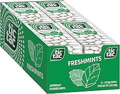 Tic Tac - Mentas aliento de menta, frescura para llevar, 1 oz. 12 unidades
