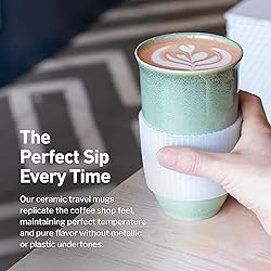 NOVA CERAMICS Coffee Travel Mug – Reusable Coffee