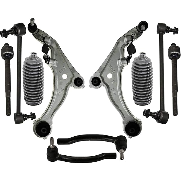 lower suspension 日産マキシマ 下部コントロールアームインナー アウタータイロッド用8 PCサスペンションキット 8 Pc