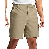 G Gradual Men's Golf Dress Shorts 5"/ 7"/ 9" Stretch Casual Work Flat Front Shorts for Men with 3 Pockets Quick Dry
