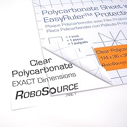 Polycarbonate Clear Plastic Sheet 36" X 36" X