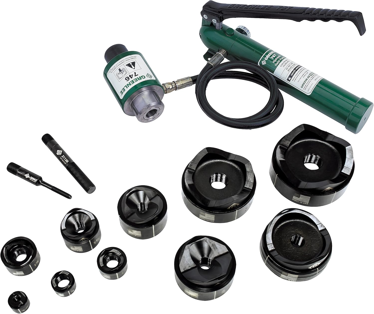 Greenlee 7310 Knockout Punch Driver Kit Tap And Die Sets