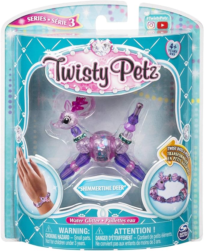 Twisty_Petz Spin Master Series 3 SHIMMERTIME DEER Transform from a