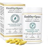 Women’s Hair Growth Vitamins – Biotin 10,000 Mcg, Collagen, Keratin, Msm and Bamboo Extract – Drug-Free Formula for Thicker Fuller Hair, Strong Nails and Glowing Skin – 120 Capsules