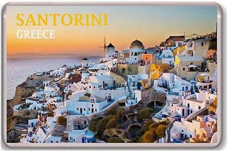 Amazon Co Jp ギリシャサントリーニ島冷蔵庫用マグネット ホーム キッチン