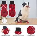 BEAUTYZOO Anti Slip Dog Socks 3 Pairs Large Paw Width 3" Non Slip view 6