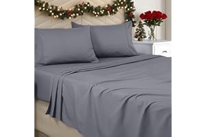 Utopia Bedding Queen Sheet Set - Brushed Microfiber - Soft Bed Sheets for Queen Size Bed Set - Luxury Bedding Sheets with Fit