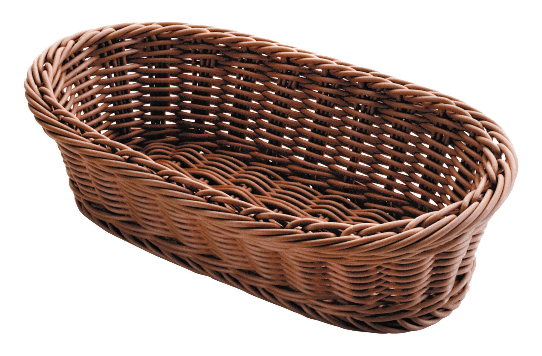 Lacor 63882 Oval Bread Basket, 16 x 28 x 8 cm, Brown