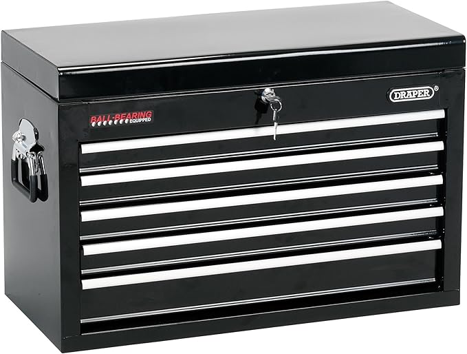 Draper 80221 5 Drawer Tool Chest, 80221/Black Amazon.co.uk DIY & Tools