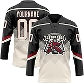 Custom Hockey Jerseys Practice Shirts Team Uniform Stitched/Printed Personalized Logo Name Number for Men Youth Women
