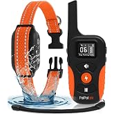 PaiPaitek 2-in-1 Dog Bark Collar &amp; Shock Collar with Remote - Auto Anti-Bark Training Collar for Medium Large Dogs (40-150 lbs), 3300FT, IP67 Waterproof, 5 Sensitivity - for Home, Yard &amp; Park