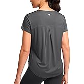 G Gradual Women's Workout Tops Short Sleeve Lightweight Athletic Yoga Running Shirts Loose Fit Quick Dry Gym T-Shirts