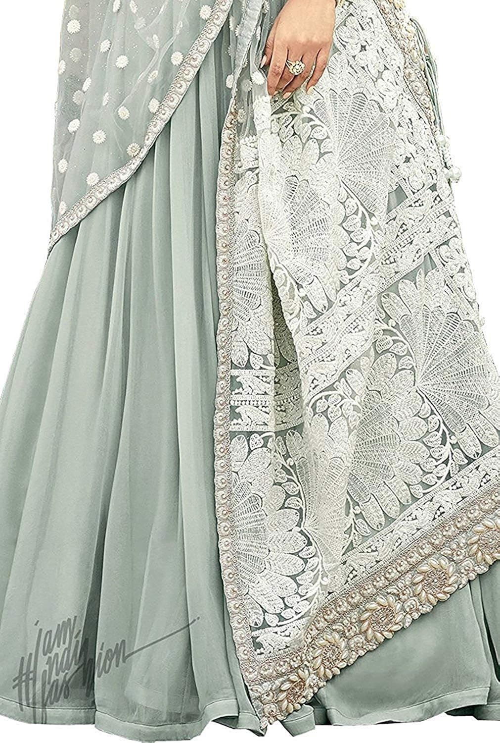 royal export women's georgette long party wear gown