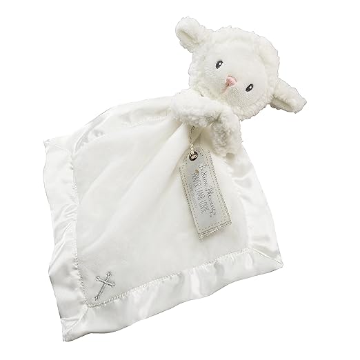 Baby Aspen Bedtime Blessings Lamb Lovie Blanket, White