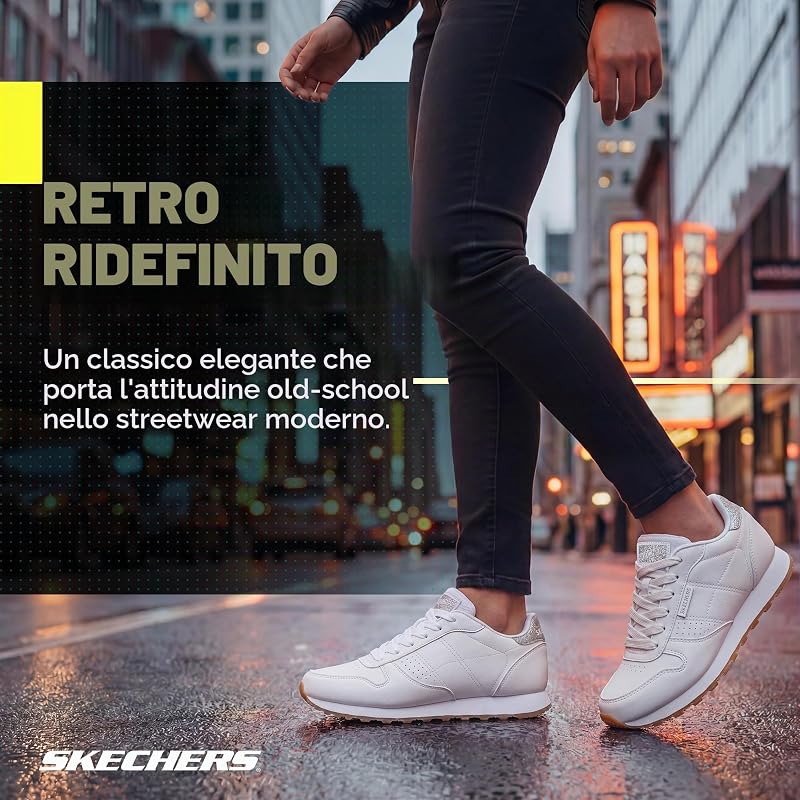 Og 85 - Old School Cool-699, sneakers Donna, Bianco White Wht, 38 EU — foto 3 di 8