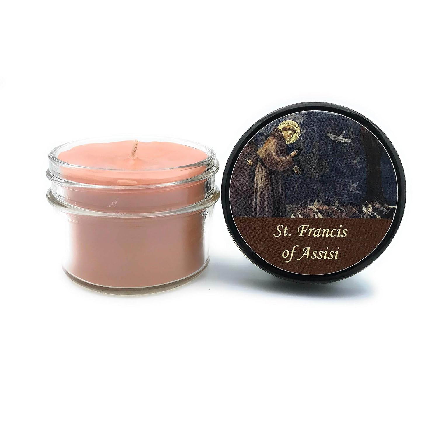 St. Francis of Assisi Candle, Scented Catholic Candle