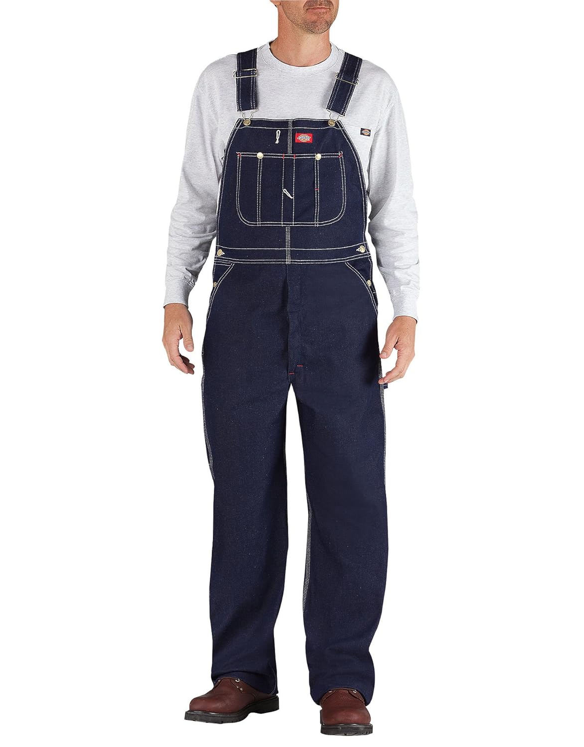 Dickies Mens Denim Rigid Bib Overalls