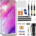 Zgxhga for Samsung Galaxy S21 Ultra Screen Replacement,Replacement Screen for Galaxy S21 Ultra Series 6.8 inch,Glass Replacement Kit with Repair Tools,Waterproof Adhesive(NO OLED & Touch Digitizer)