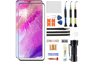 Zgxhga for Samsung Galaxy S21 Ultra Screen Replacement,Replacement Screen for Galaxy S21 Ultra Series 6.8 inch,Glass Replacement Kit with Repair Tools,Waterproof Adhesive(NO OLED & Touch Digitizer)