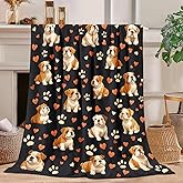 English Bulldog Blanket English Bulldog Decor Cozy Animal Throw Super Soft Plush Flannel Fleece Blanket Gift for Kids Adults Men Women Ultra Warm & Lightweight Flannel, 50"X40"