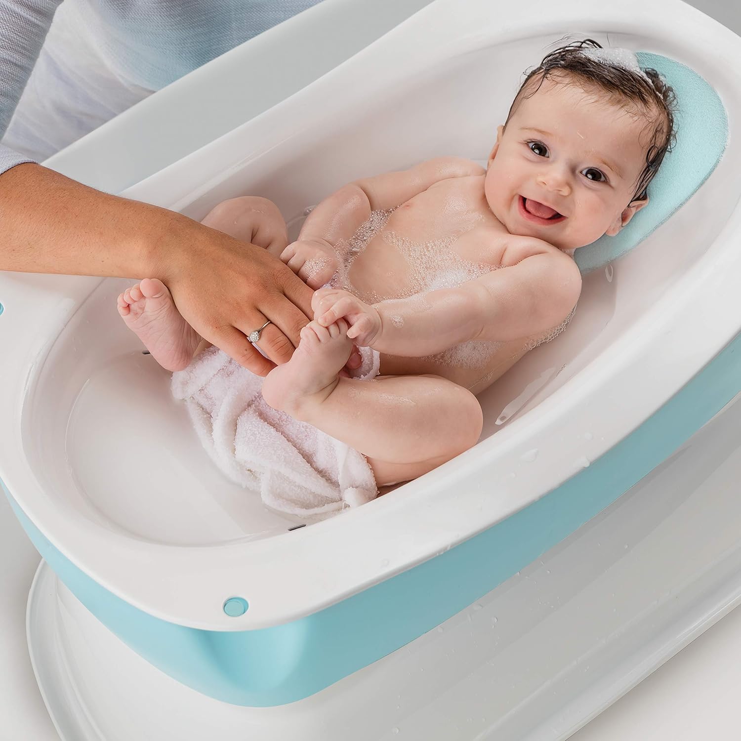 Summer Right Height Bath Tub, Blue : Baby