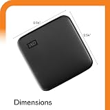 WD Elements SE 2TB Portable SSD USB 3.0 up to 400 MB/s 2m drop view 3